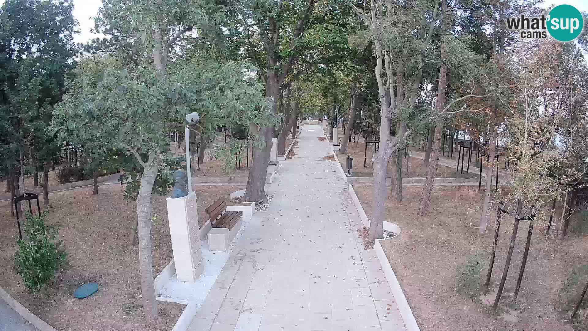 Writers’ Park Webcam Senj – Live by the Sea
