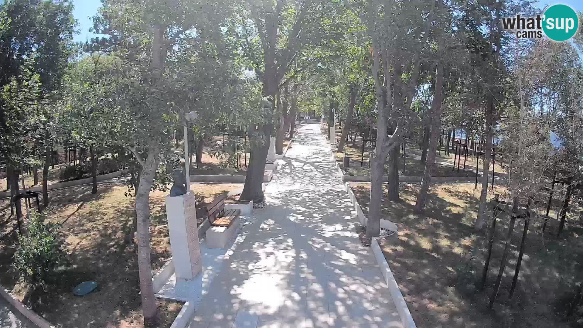 Writers’ Park Webcam Senj – Live by the Sea