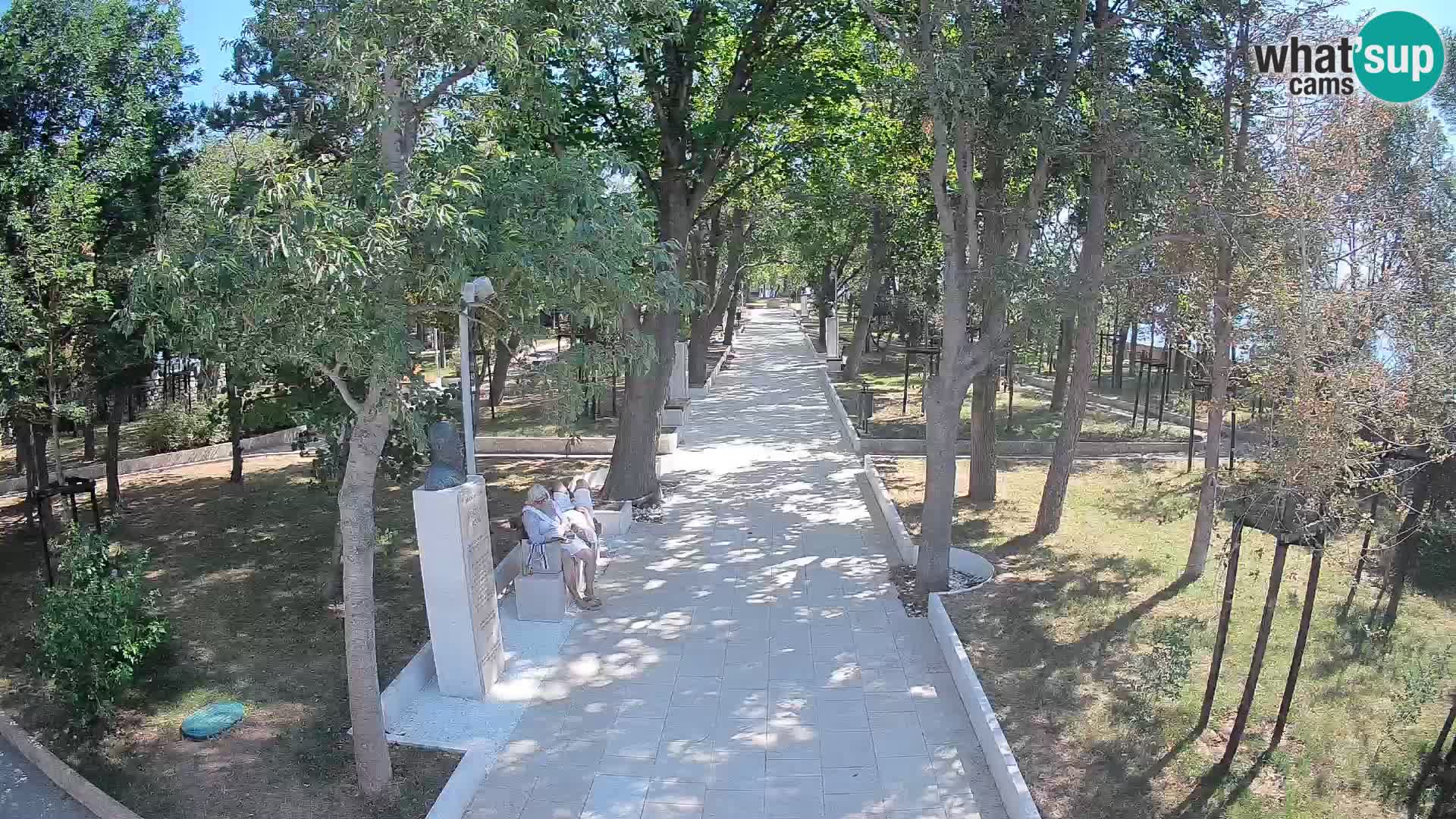 Writers’ Park Webcam Senj – Live by the Sea