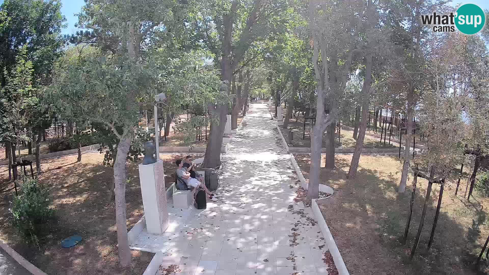 Writers’ Park Webcam Senj – Live by the Sea