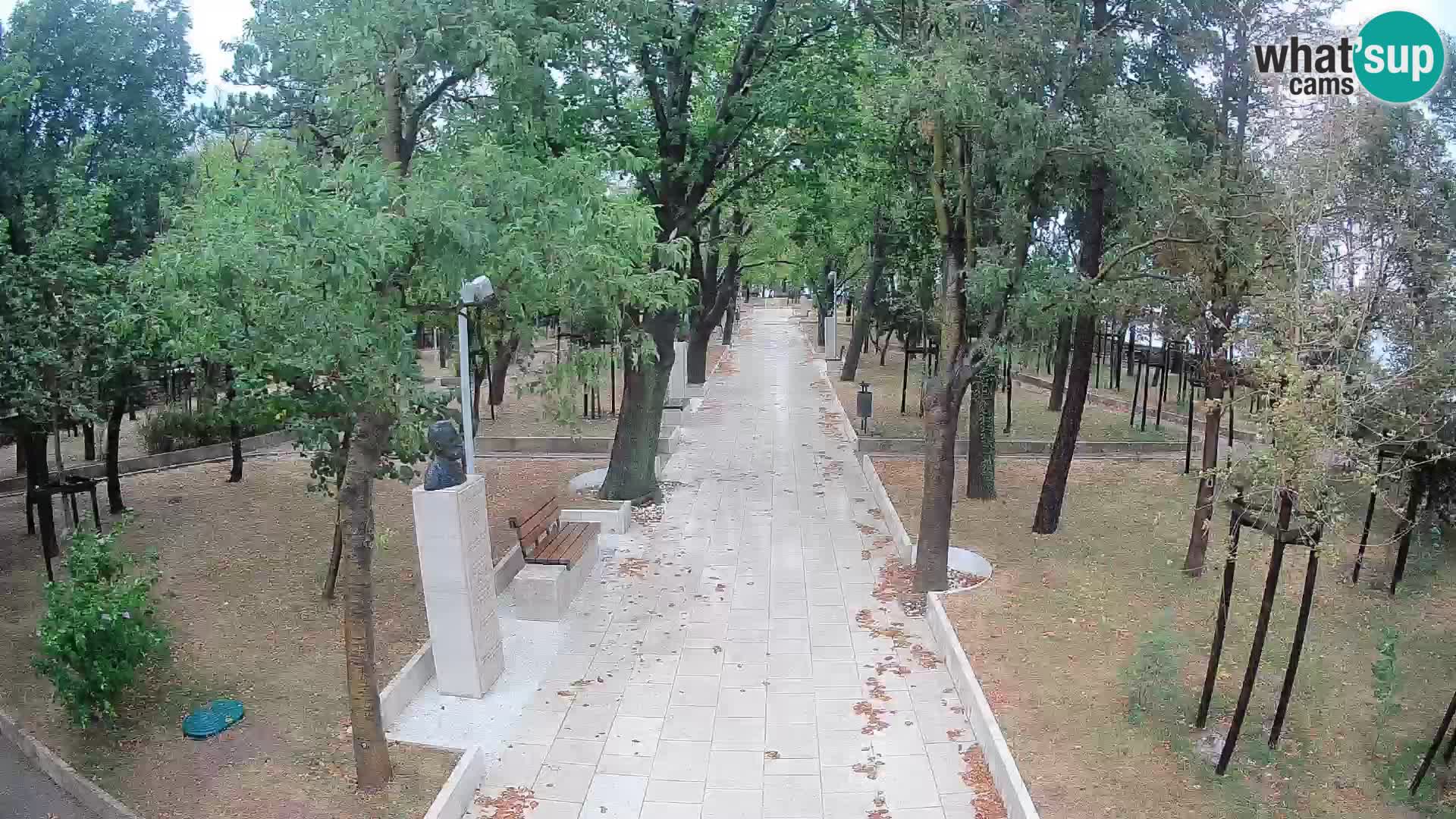 Writers’ Park Webcam Senj – Live by the Sea