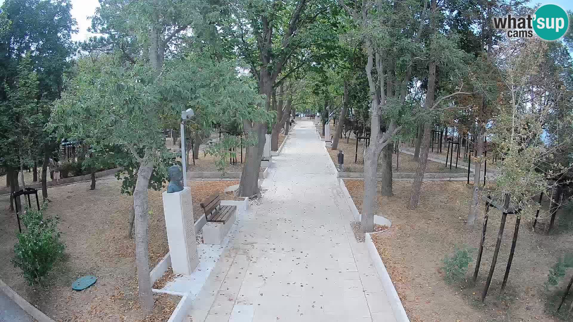 Writers’ Park Webcam Senj – Live by the Sea