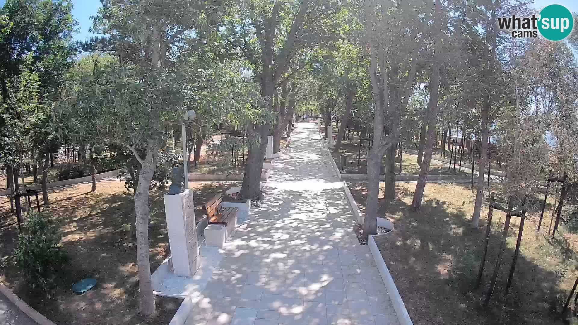 Writers’ Park Webcam Senj – Live by the Sea