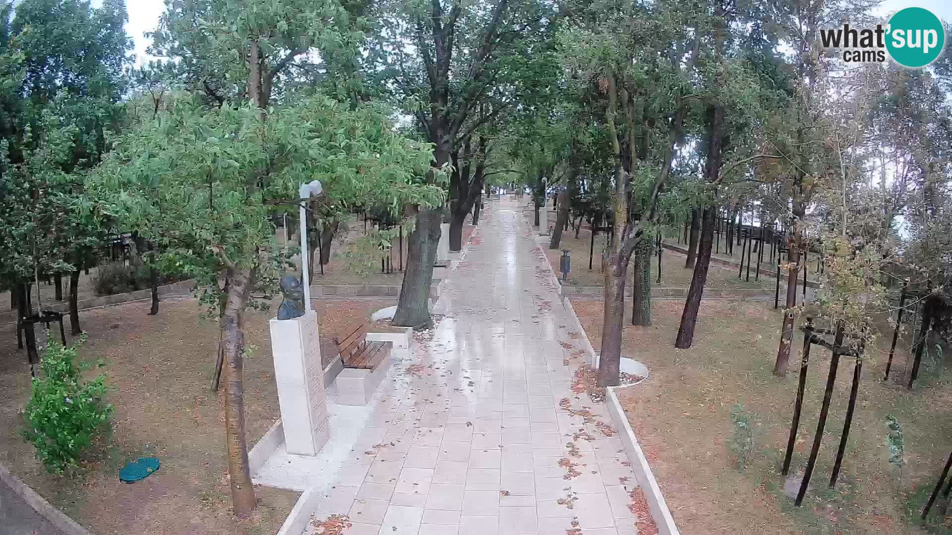 Writers’ Park Webcam Senj – Live by the Sea