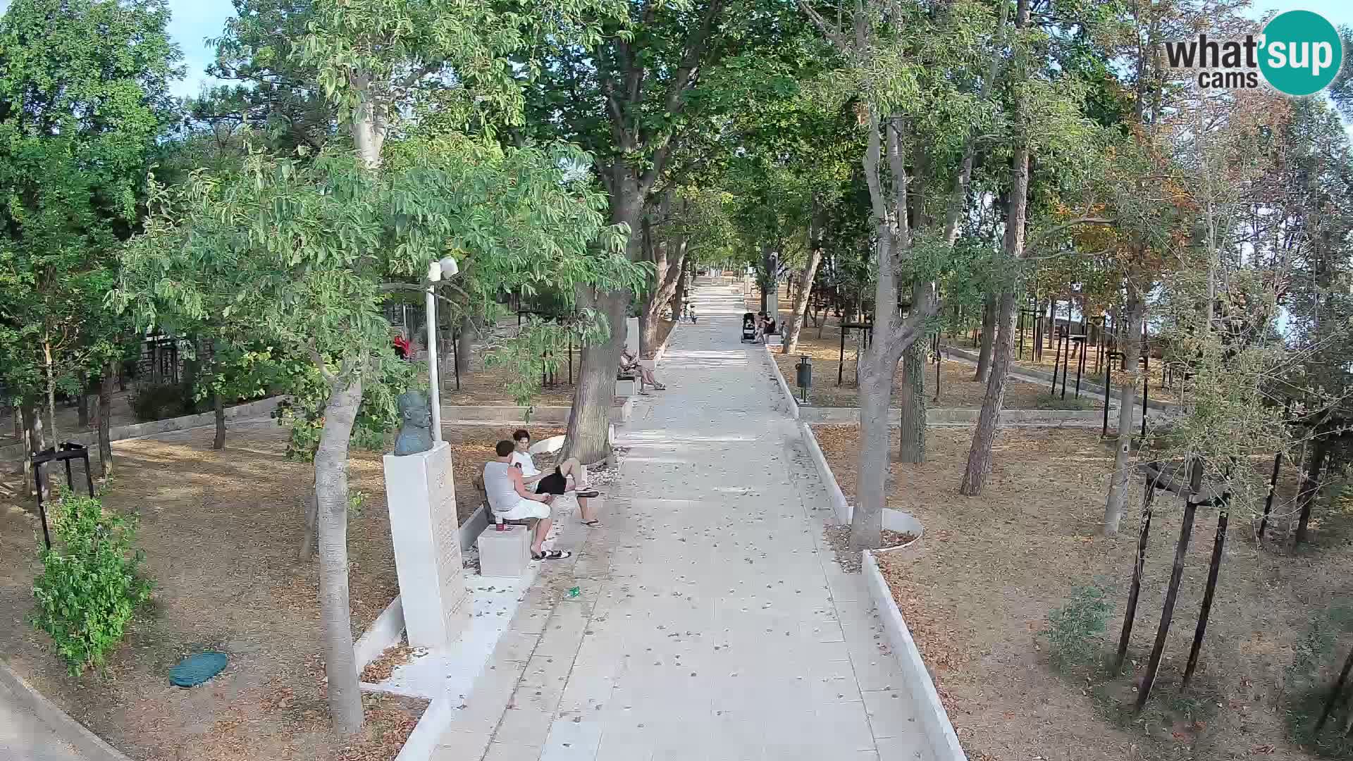 Writers’ Park Webcam Senj – Live by the Sea