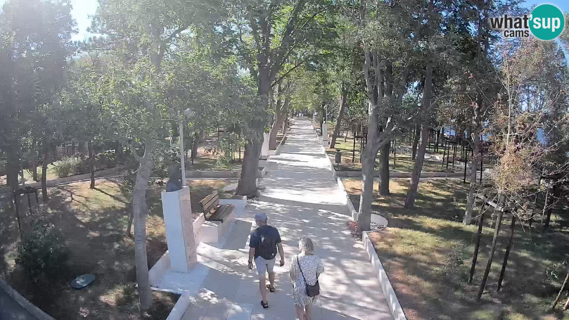 Webcam Schriftstellerpark Senj – Live am Meer