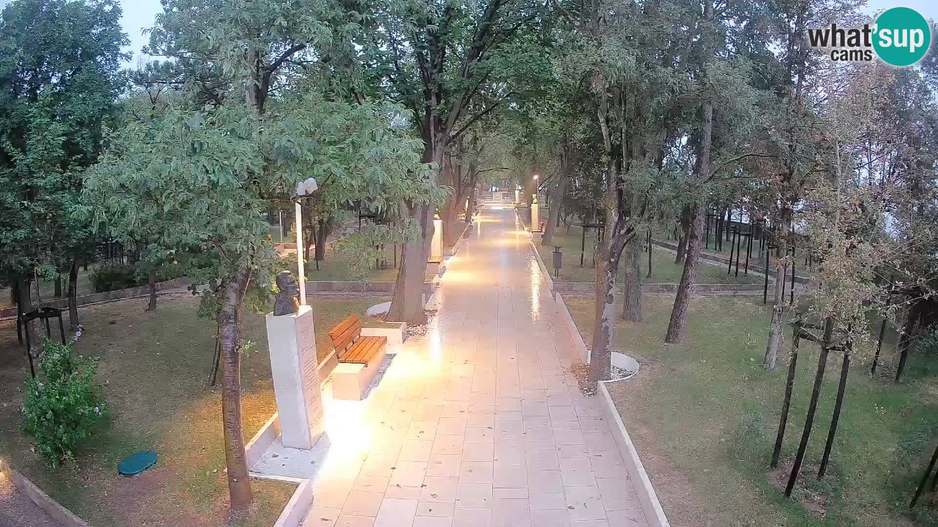 Writers’ Park Webcam Senj – Live by the Sea