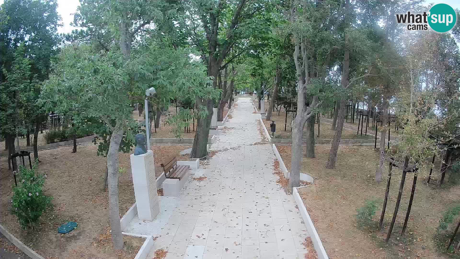 Writers’ Park Webcam Senj – Live by the Sea