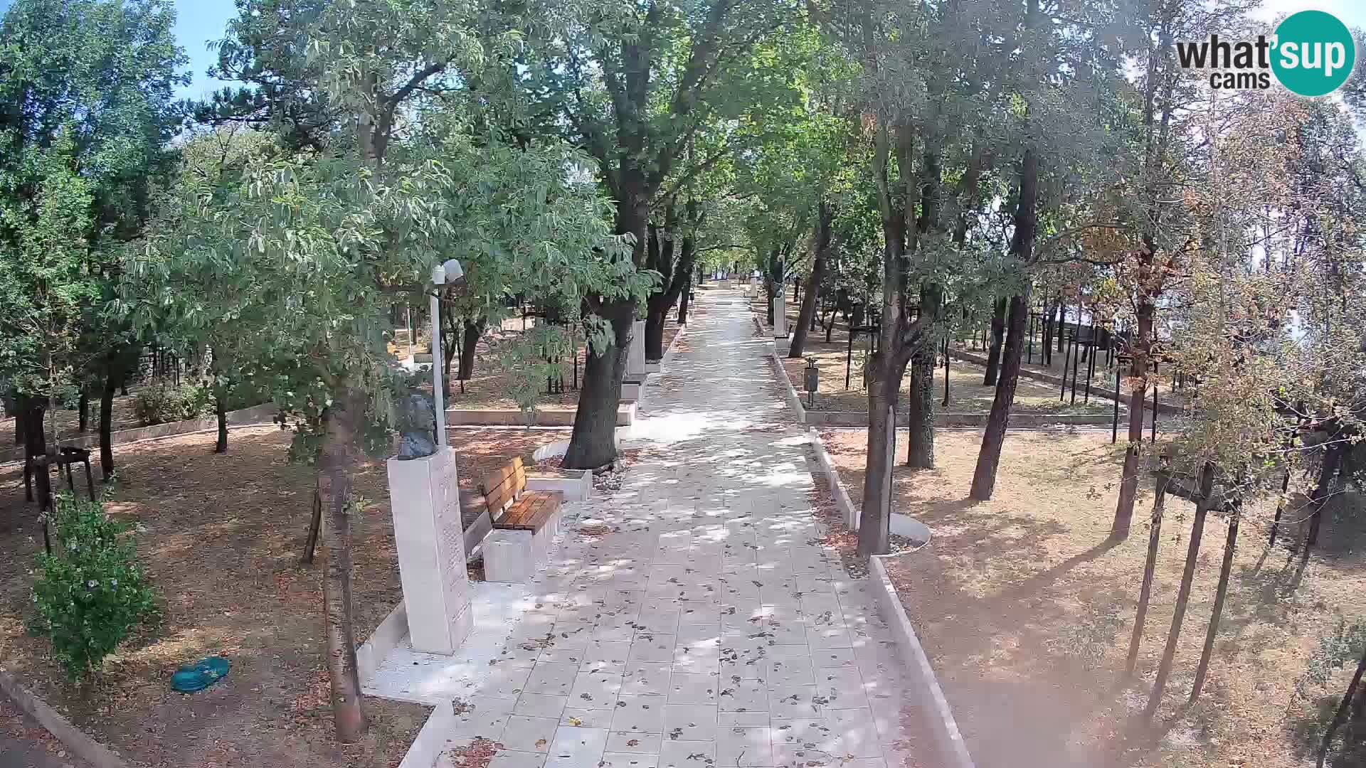 Writers’ Park Webcam Senj – Live by the Sea