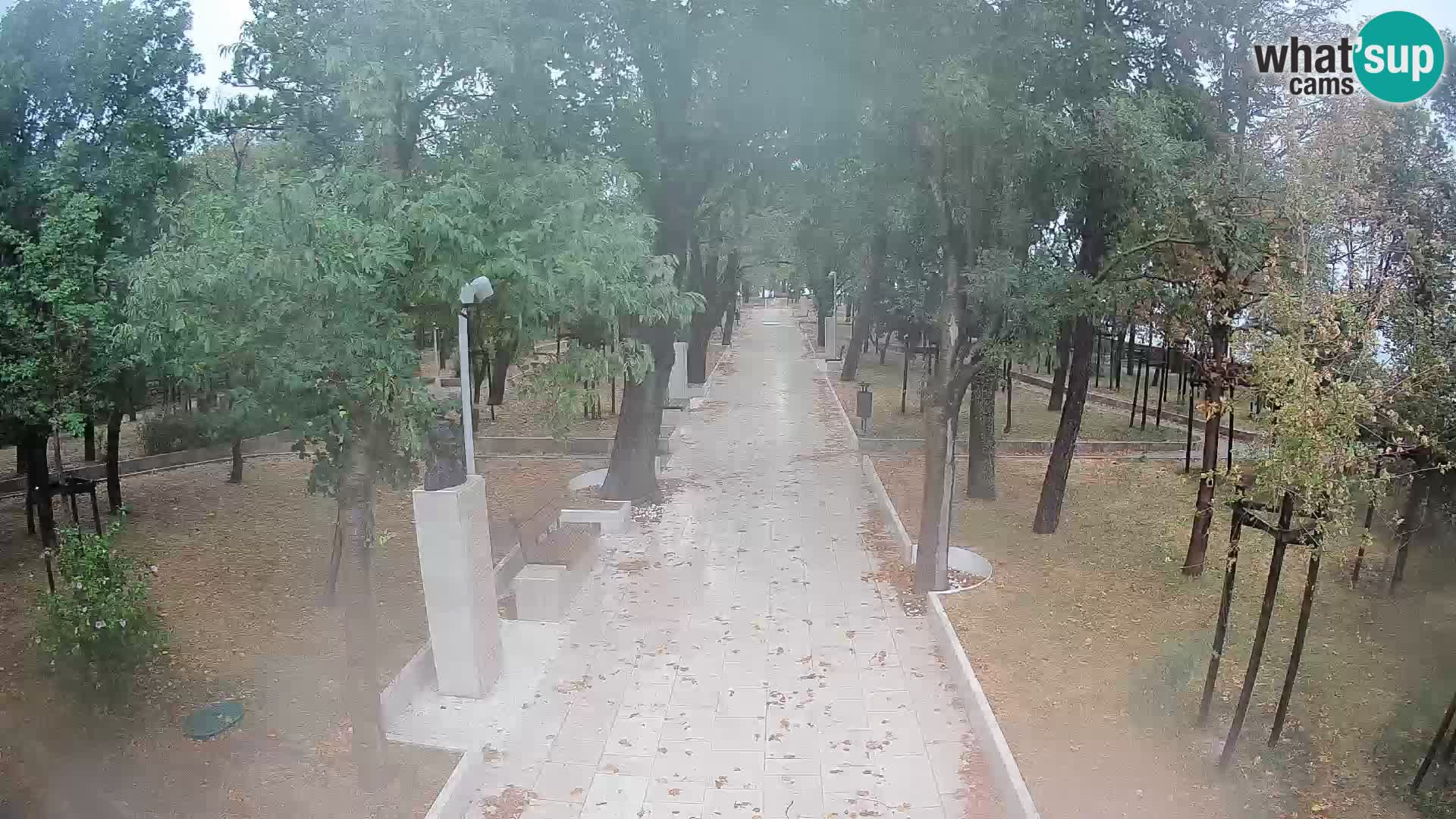Writers’ Park Webcam Senj – Live by the Sea