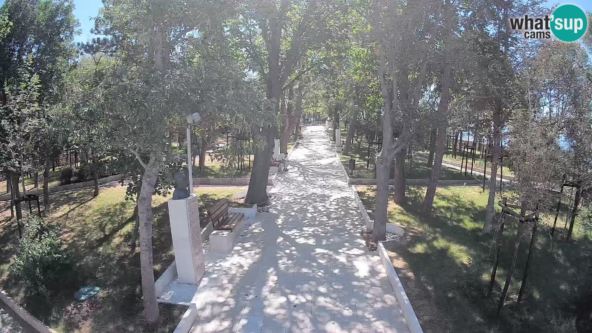 Writers’ Park Webcam Senj – Live by the Sea