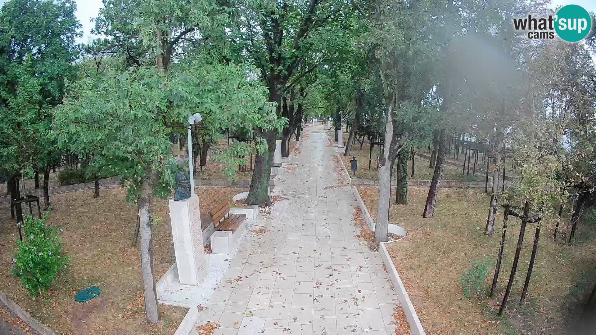 Writers’ Park Webcam Senj – Live by the Sea