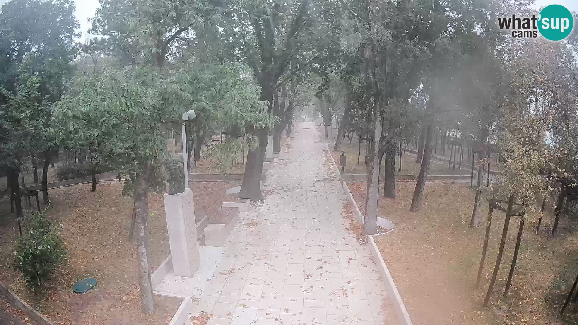 Writers’ Park Webcam Senj – Live by the Sea