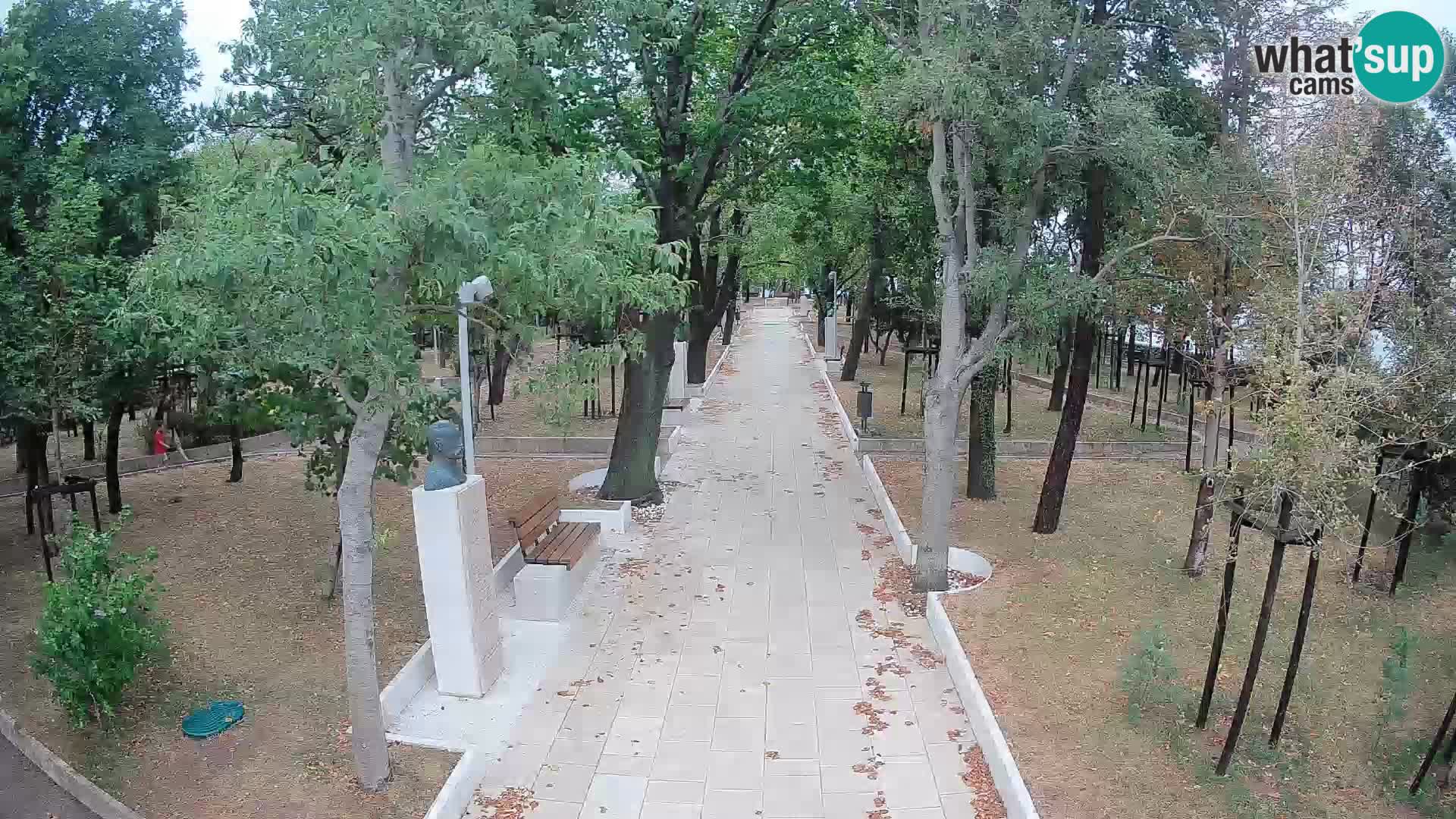 Writers’ Park Webcam Senj – Live by the Sea