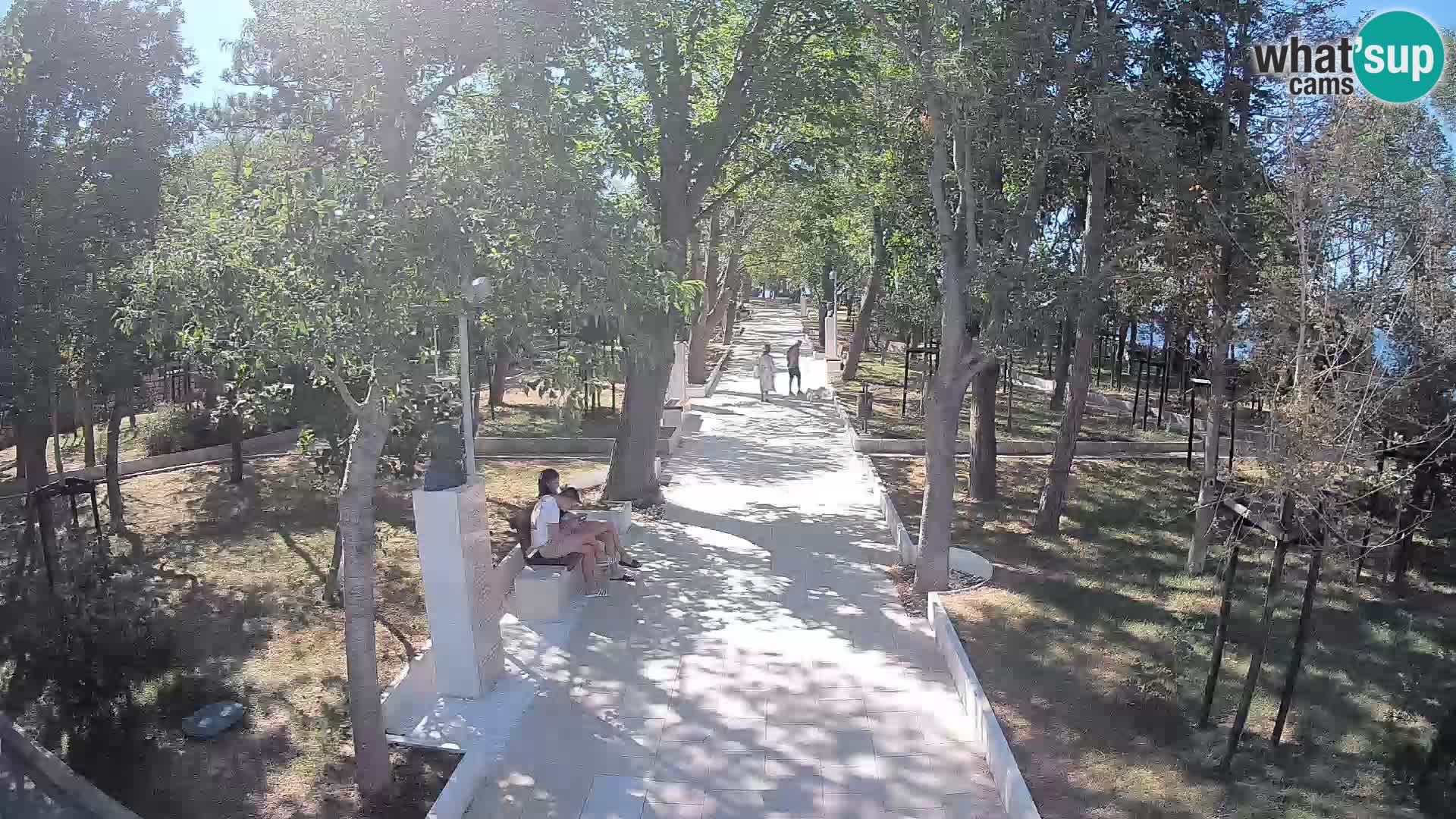 Webcam Schriftstellerpark Senj – Live am Meer