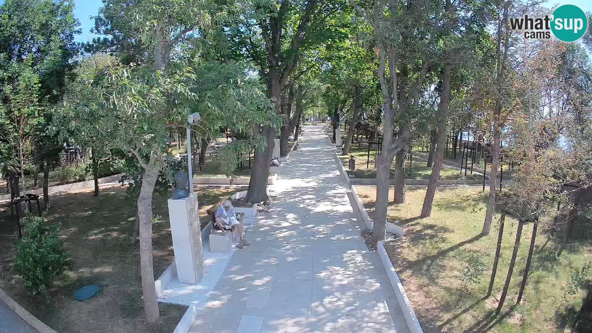 Writers’ Park Webcam Senj – Live by the Sea