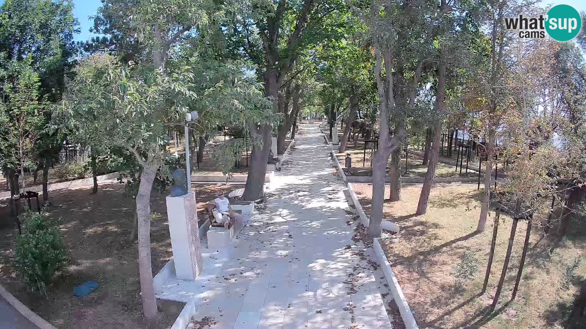 Writers’ Park Webcam Senj – Live by the Sea