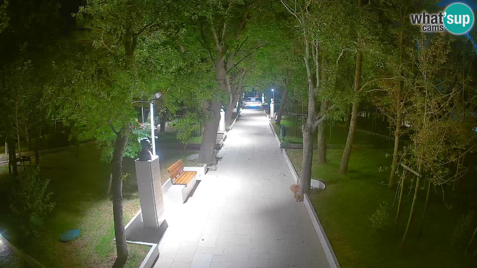 Webcam Schriftstellerpark Senj – Live am Meer