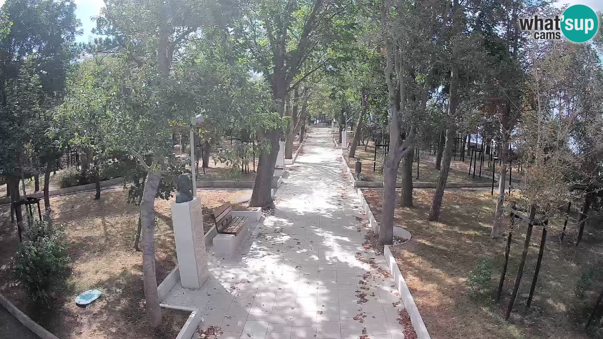Writers’ Park Webcam Senj – Live by the Sea