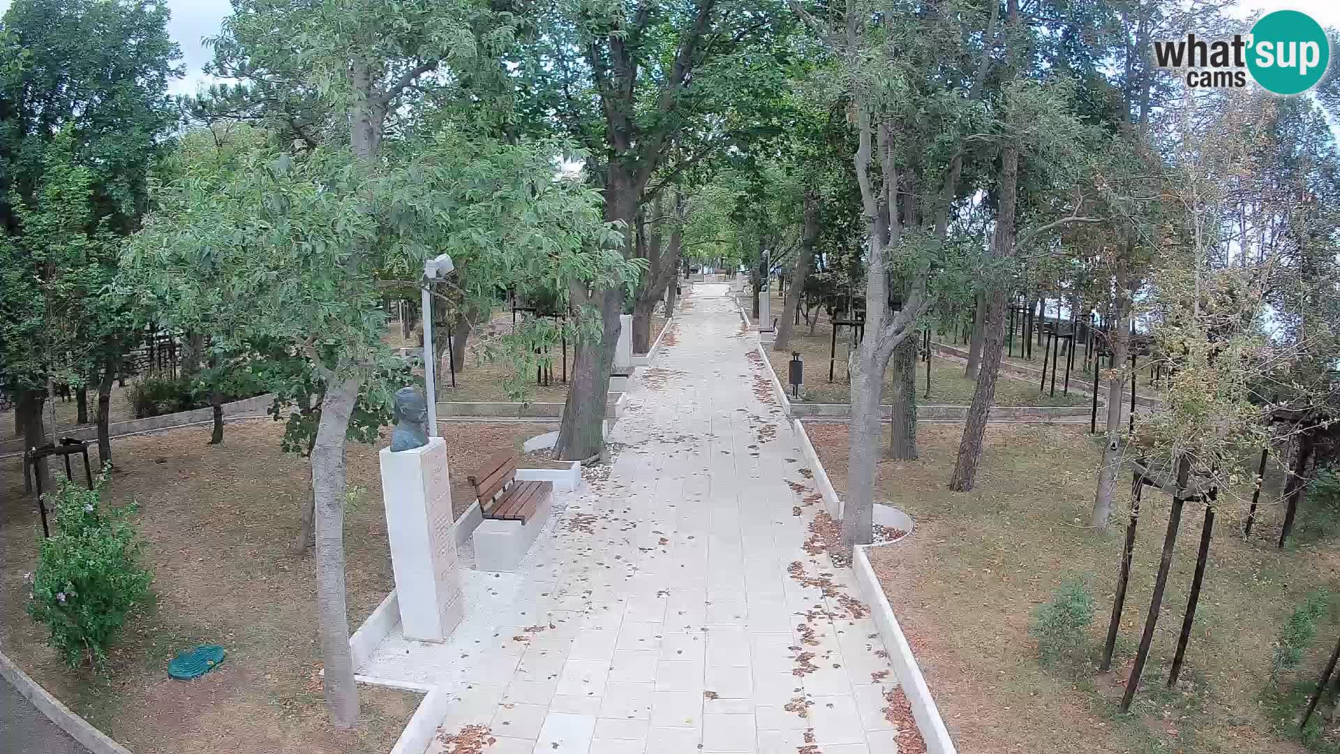 Writers’ Park Webcam Senj – Live by the Sea
