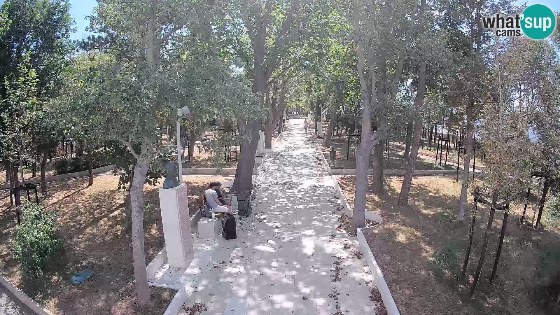 Webcam Schriftstellerpark Senj – Live am Meer