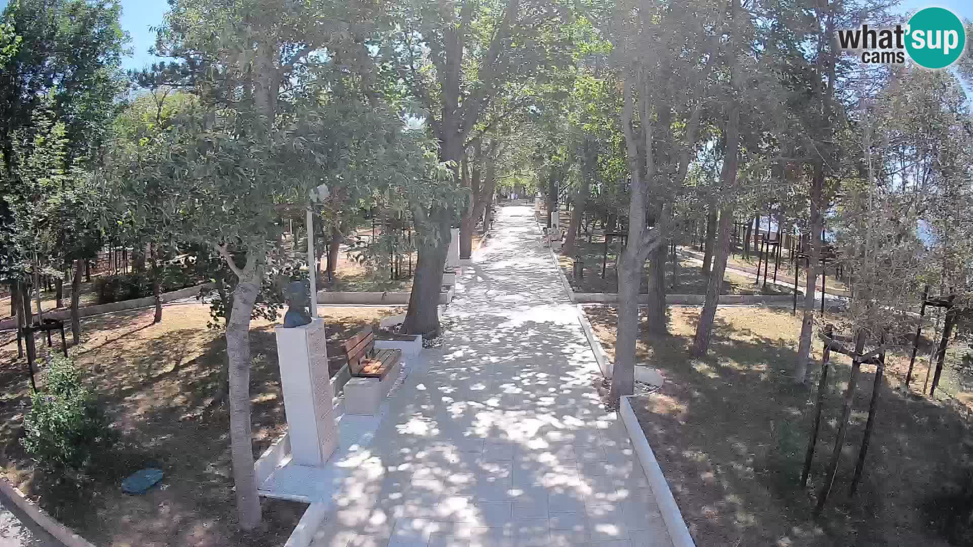 Writers’ Park Webcam Senj – Live by the Sea