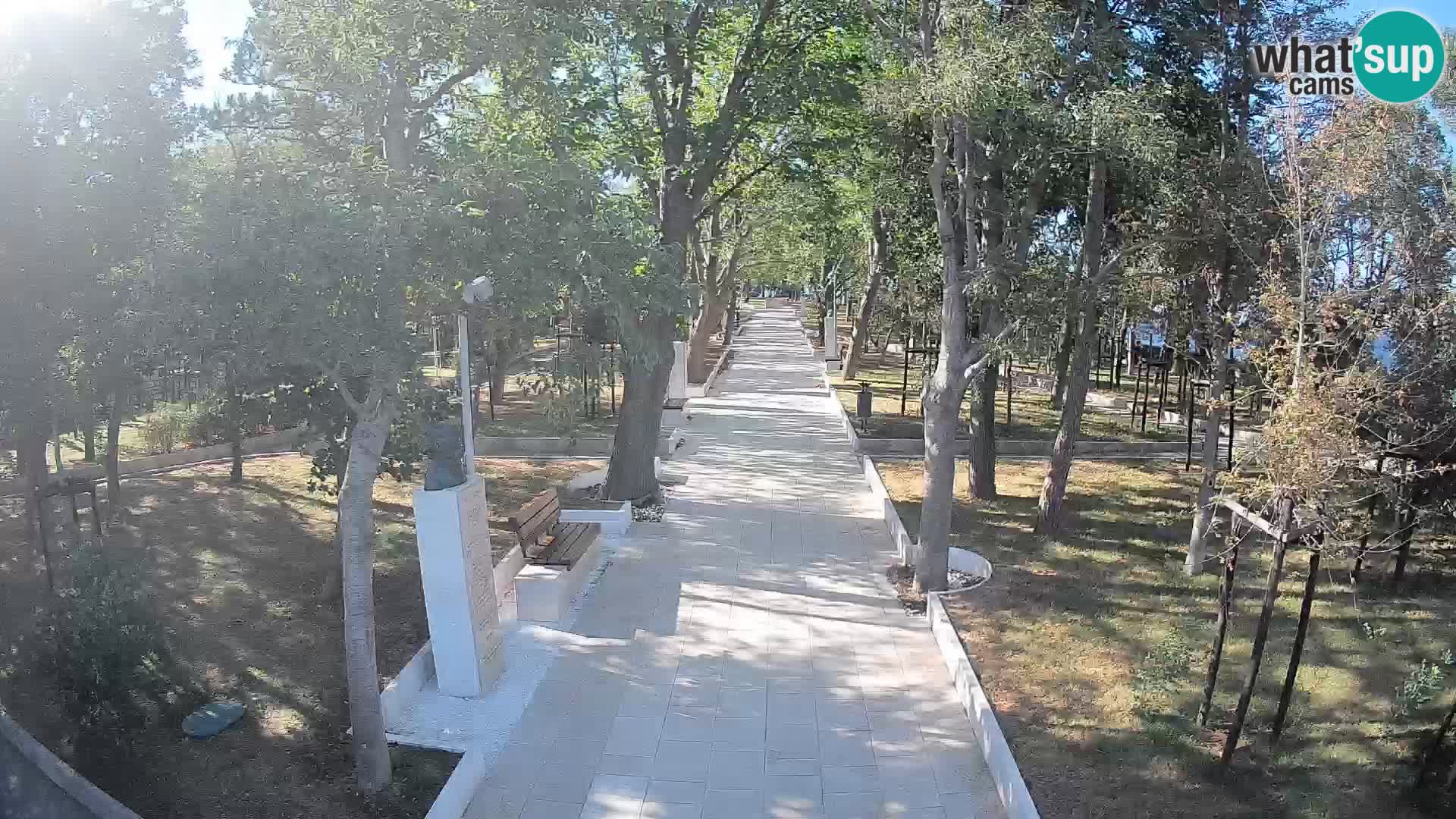 Writers’ Park Webcam Senj – Live by the Sea