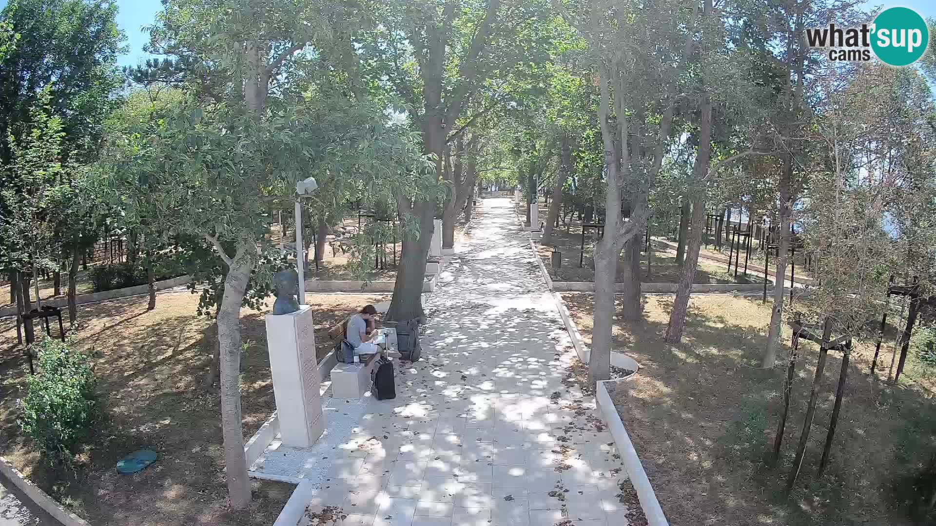 Writers’ Park Webcam Senj – Live by the Sea