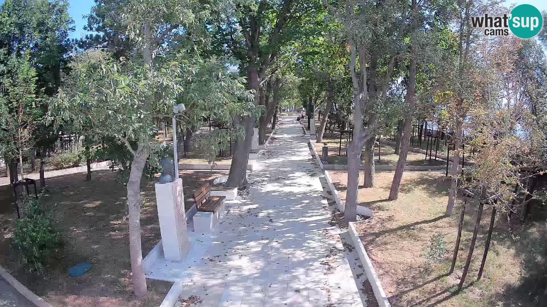 Webcam Schriftstellerpark Senj – Live am Meer