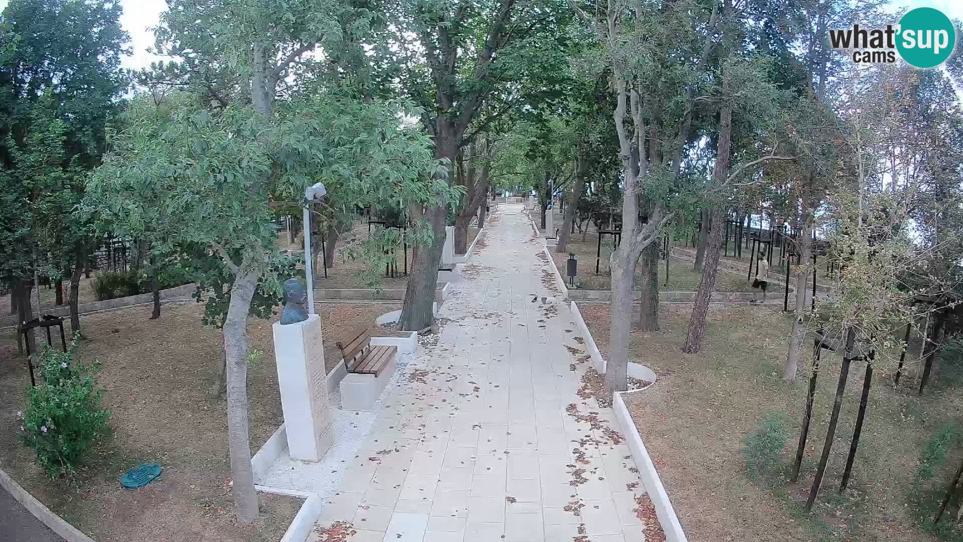 Writers’ Park Webcam Senj – Live by the Sea