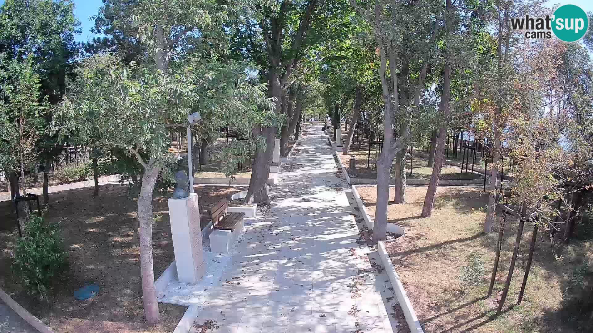 Webcam Schriftstellerpark Senj – Live am Meer