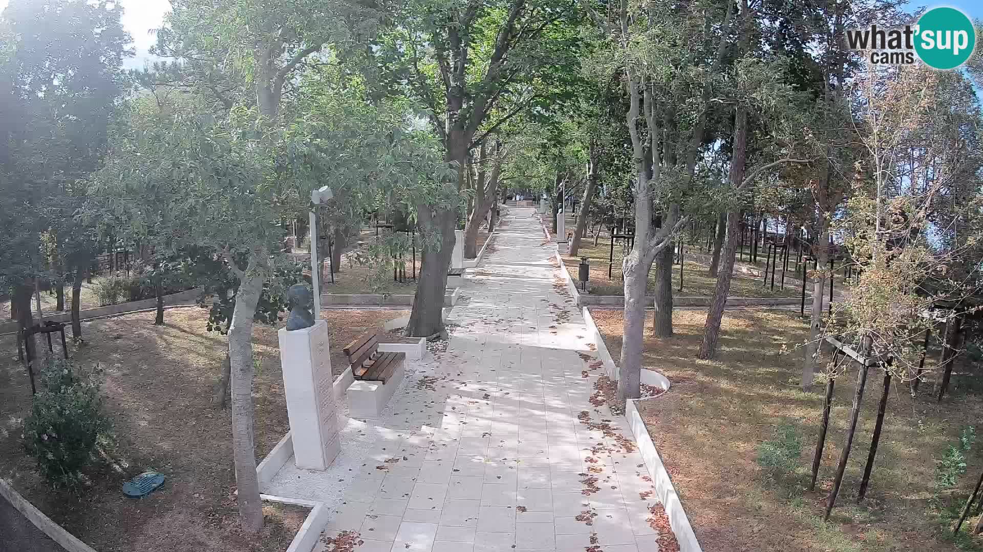 Writers’ Park Webcam Senj – Live by the Sea