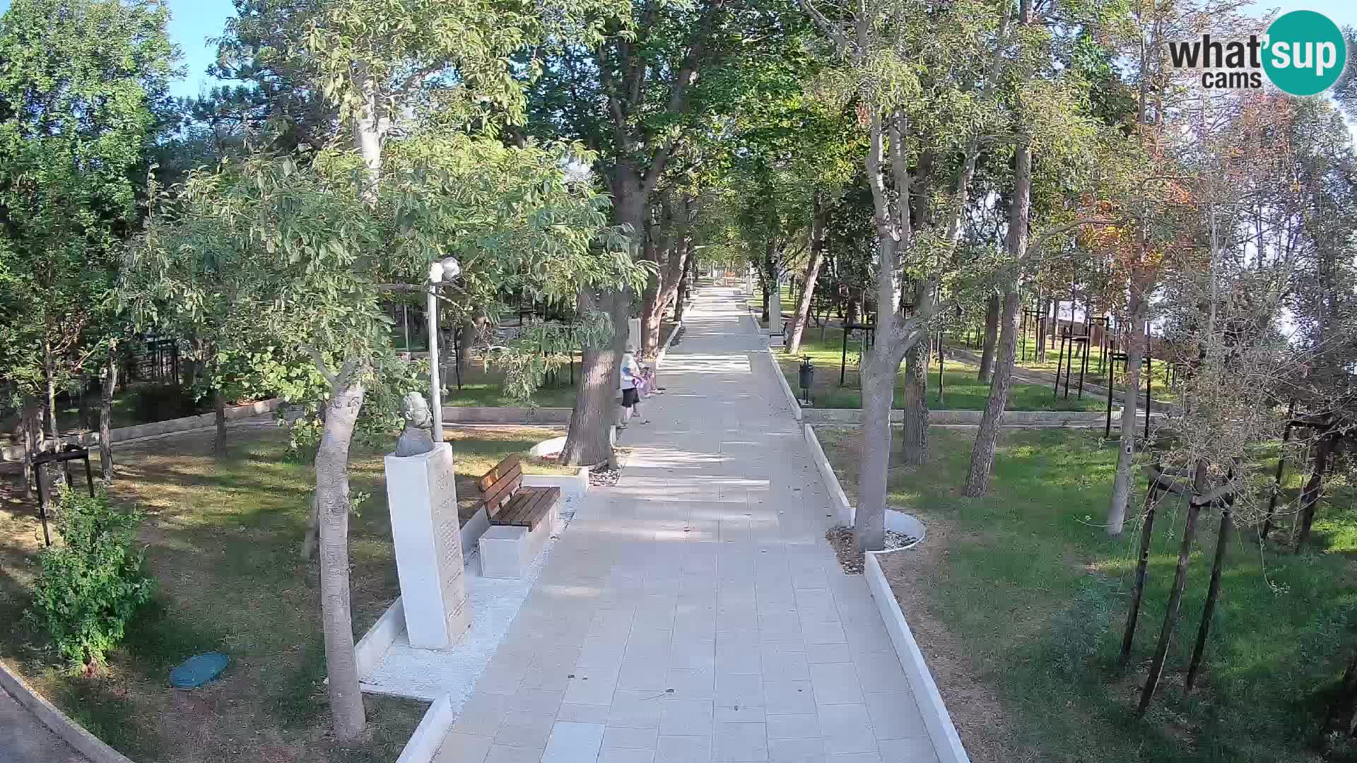 Writers’ Park Webcam Senj – Live by the Sea