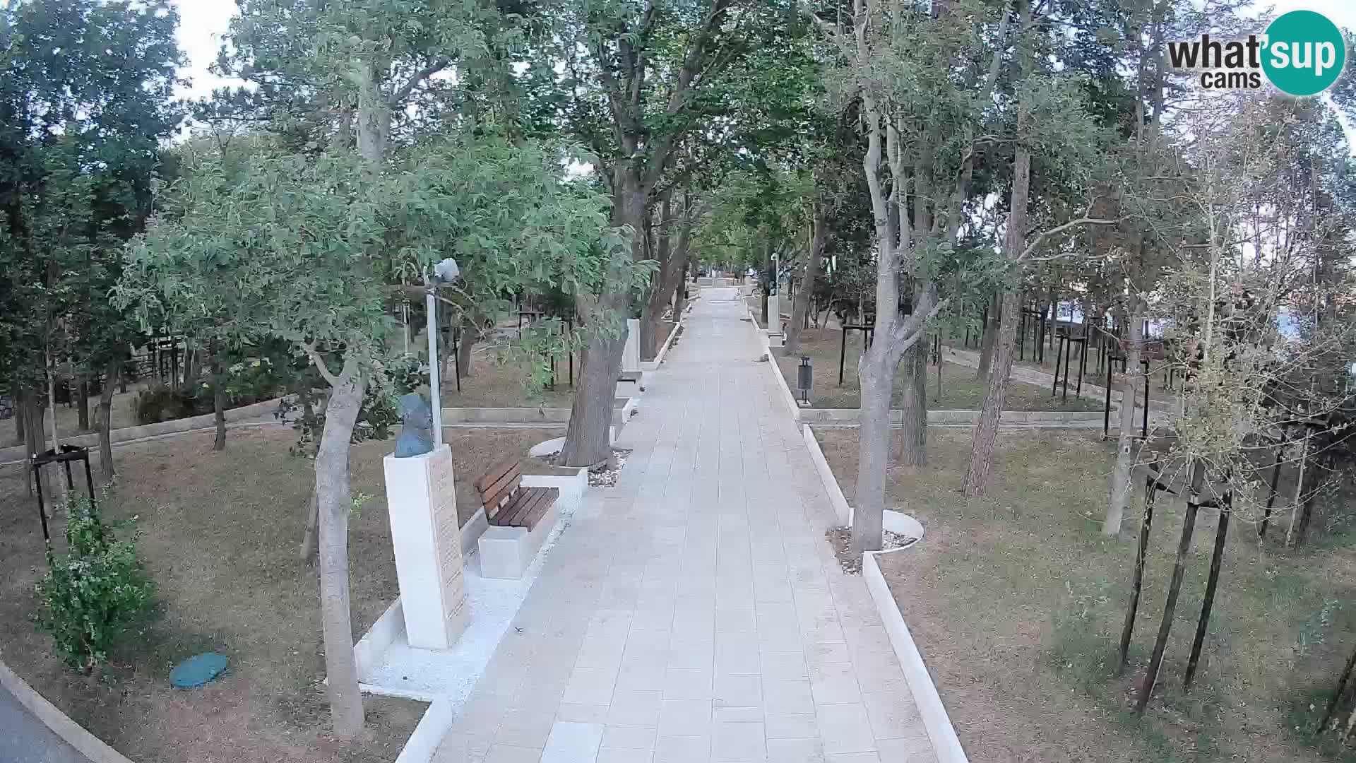 Writers’ Park Webcam Senj – Live by the Sea