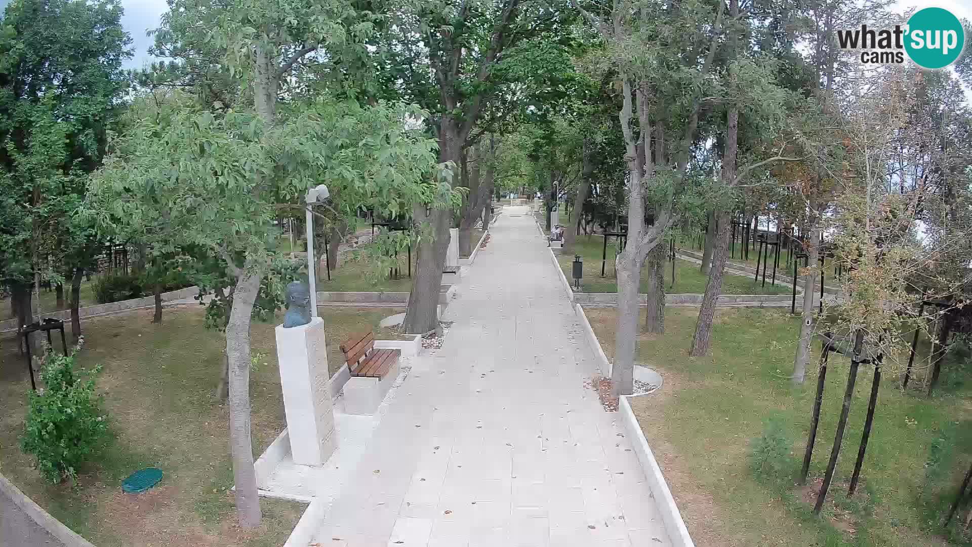 Writers’ Park Webcam Senj – Live by the Sea