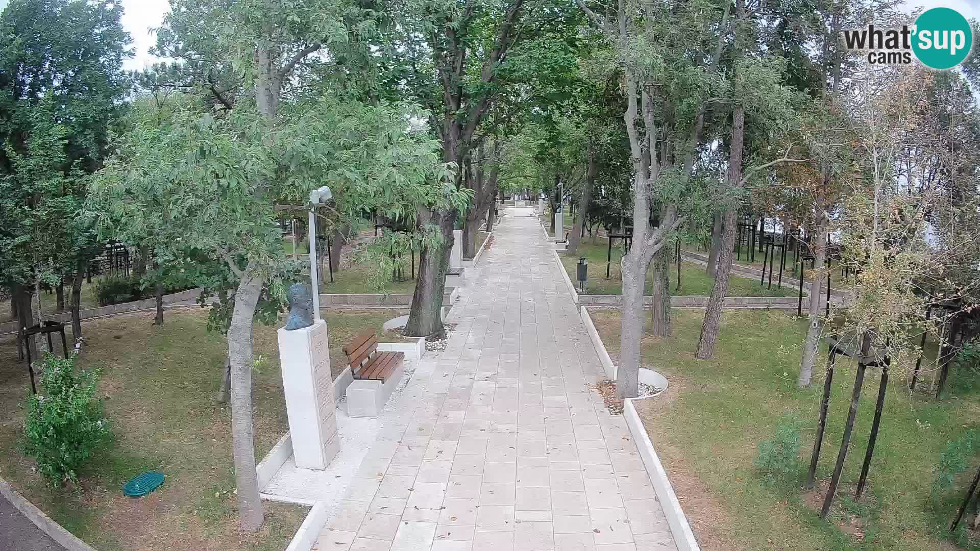 Webcam Schriftstellerpark Senj – Live am Meer
