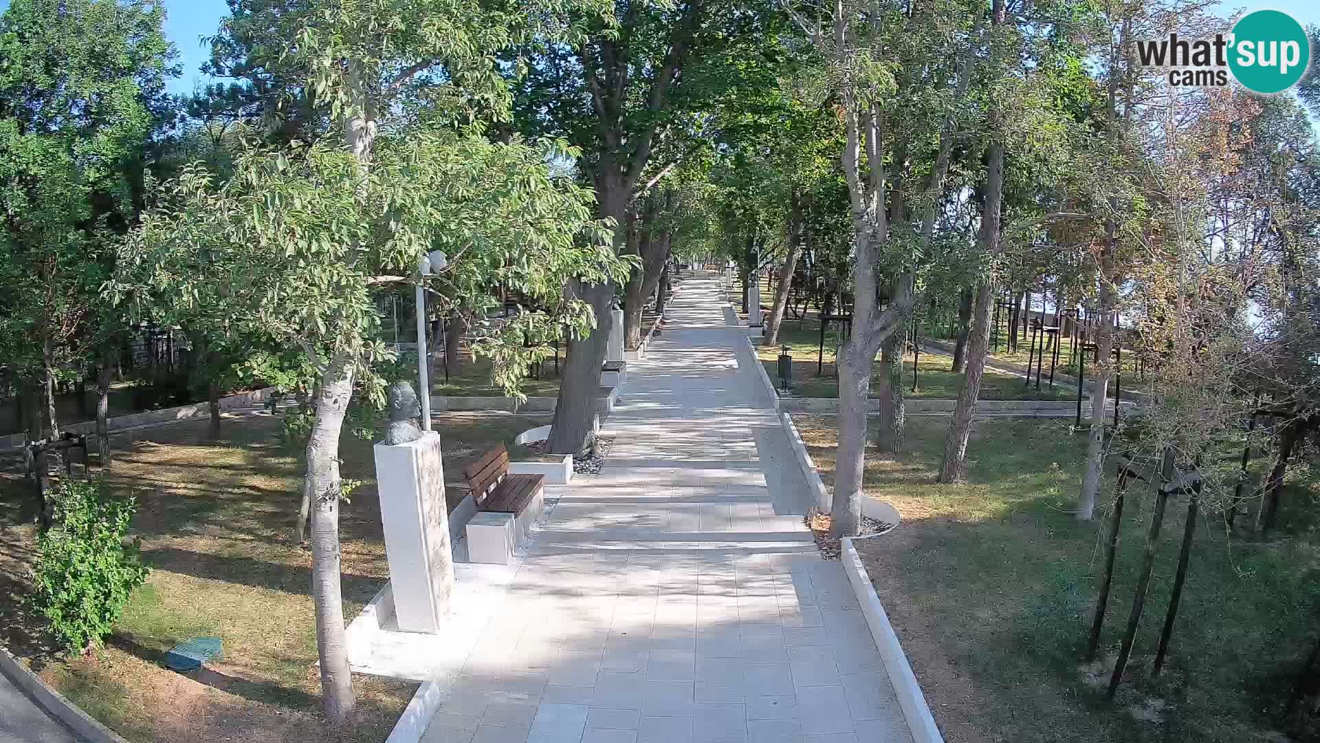 Writers’ Park Webcam Senj – Live by the Sea