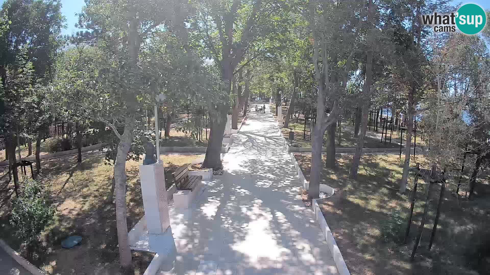 Webcam Schriftstellerpark Senj – Live am Meer