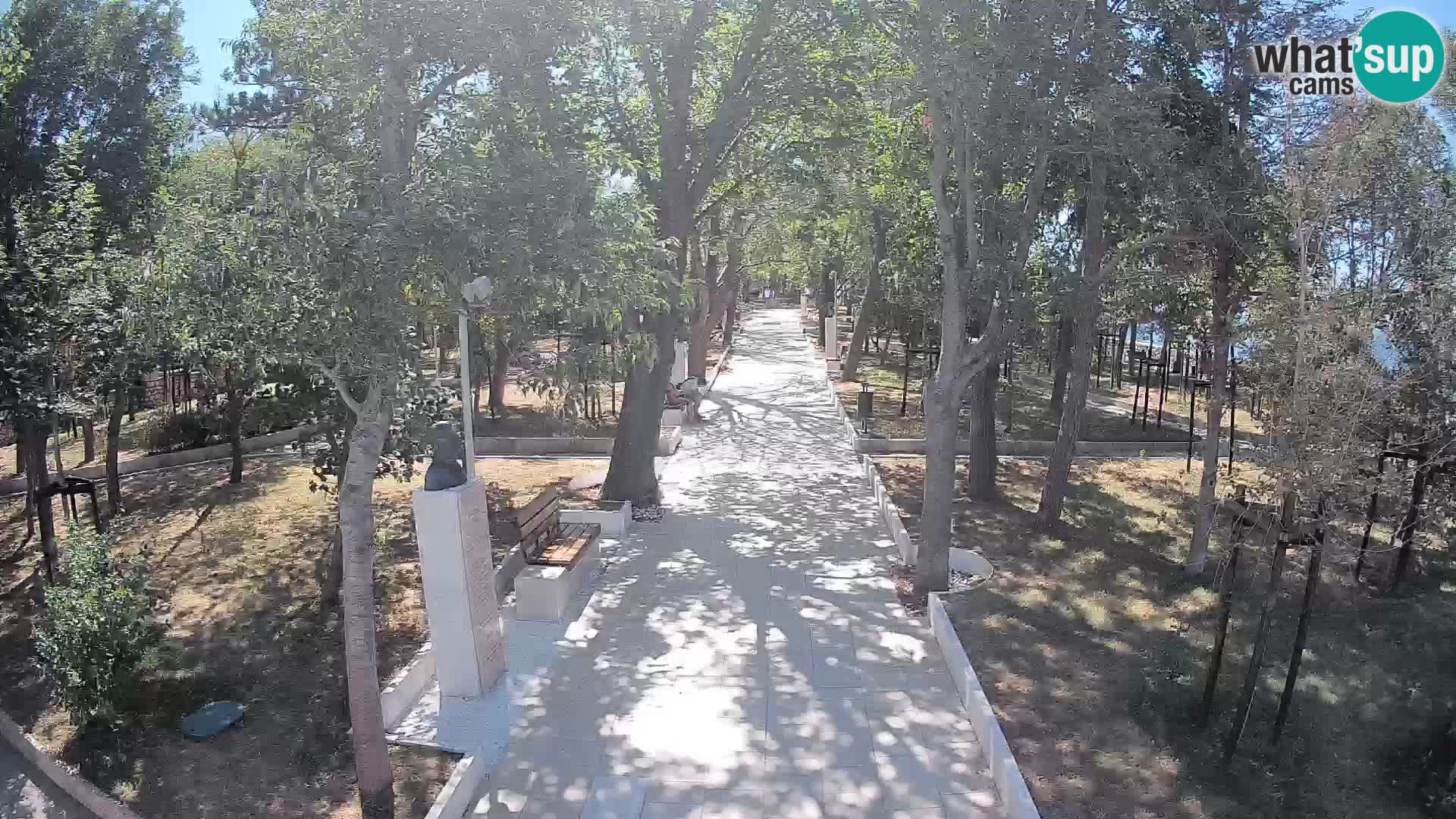 Writers’ Park Webcam Senj – Live by the Sea