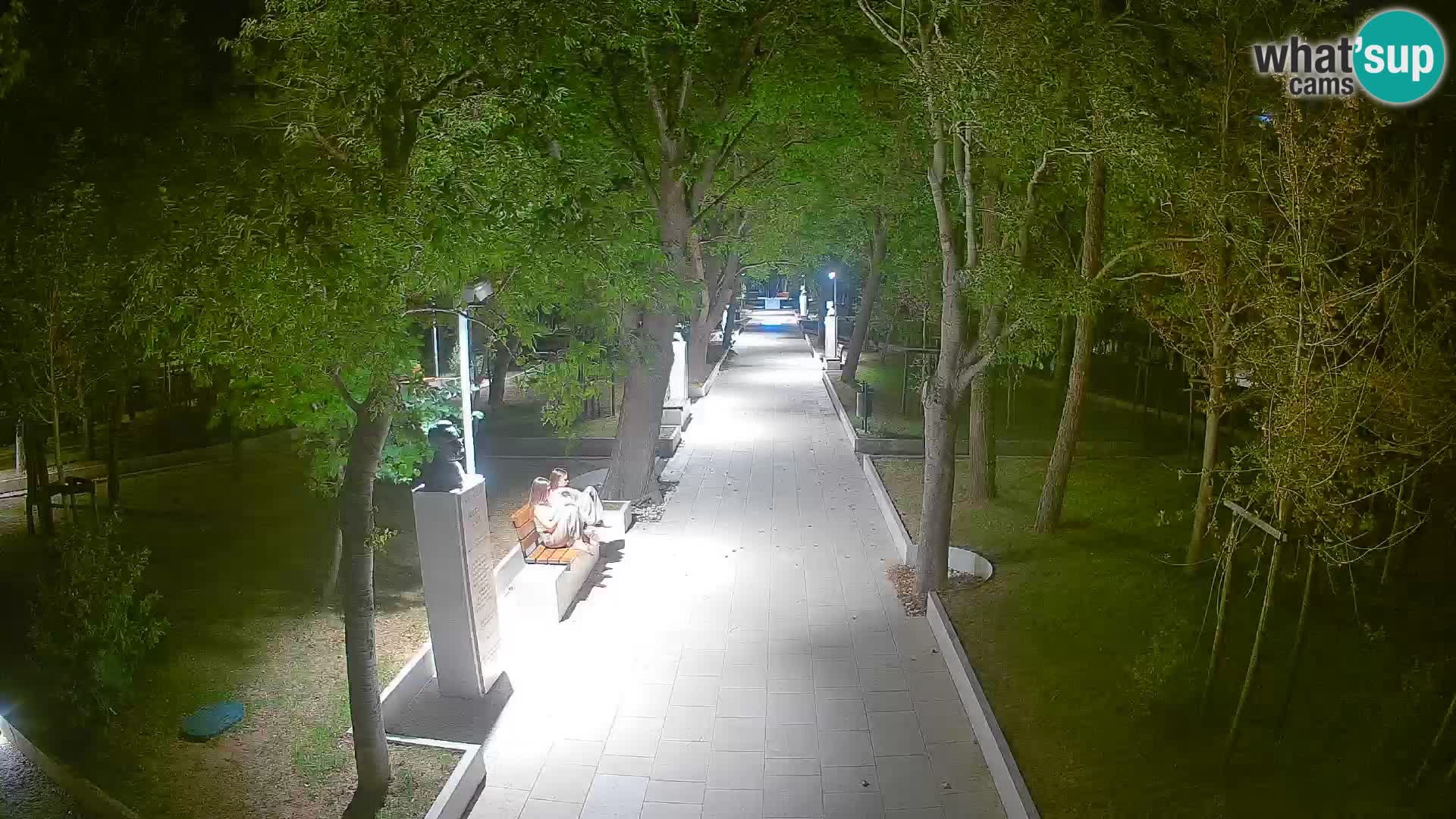 Writers’ Park Webcam Senj – Live by the Sea