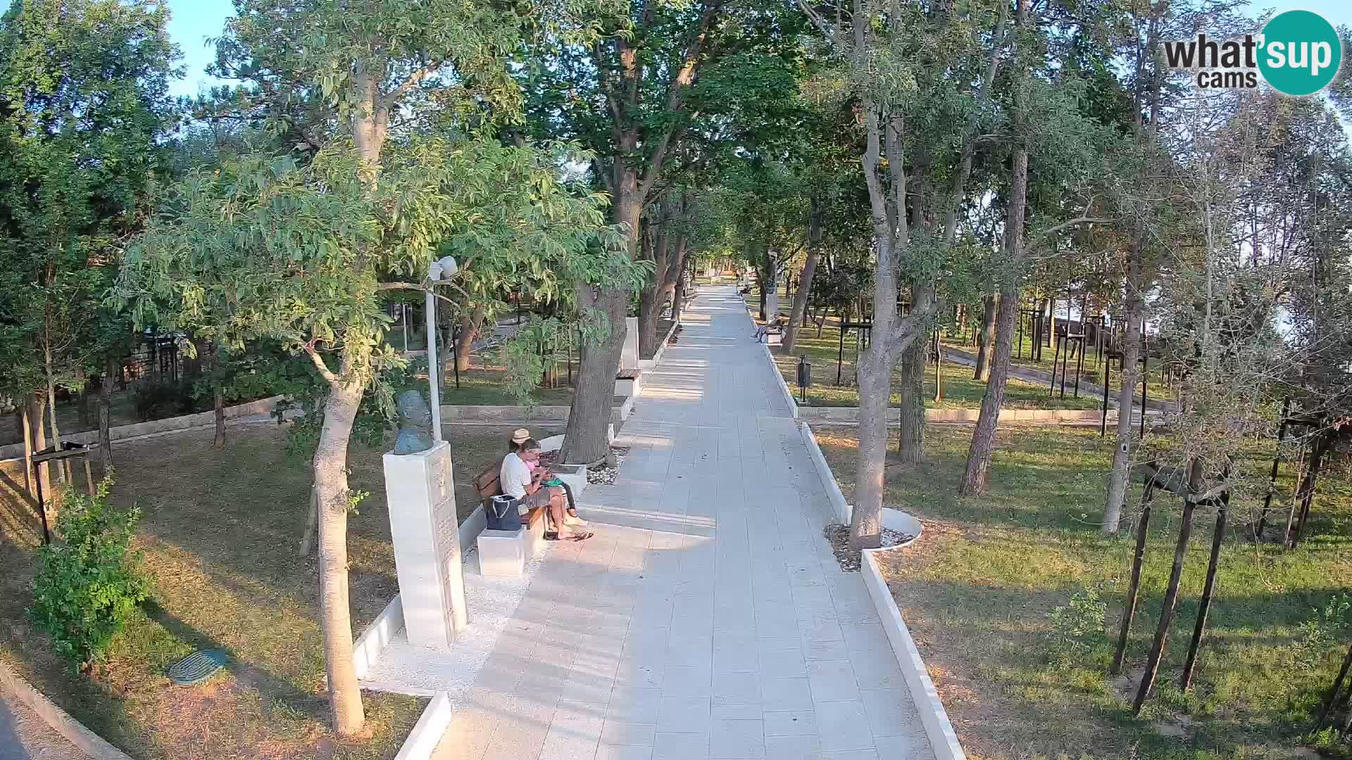Webcam Schriftstellerpark Senj – Live am Meer