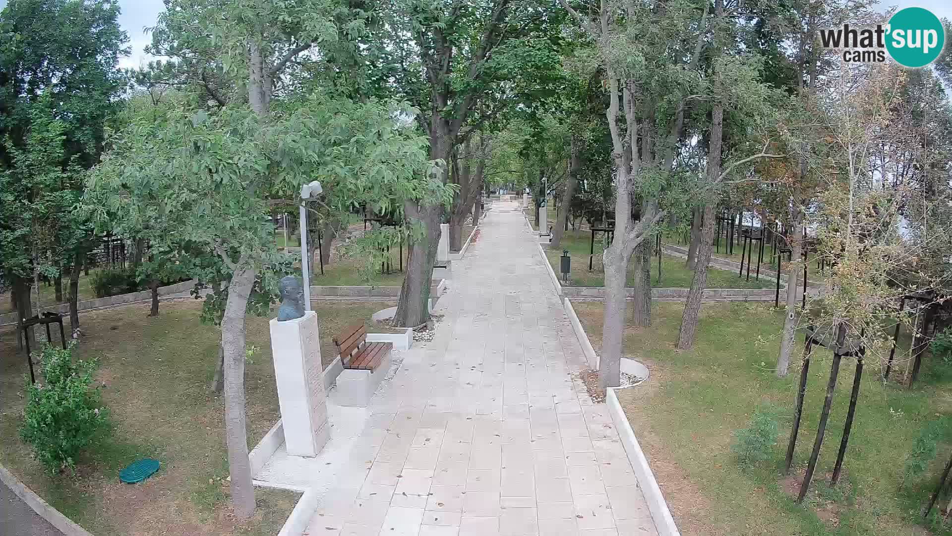 Writers’ Park Webcam Senj – Live by the Sea