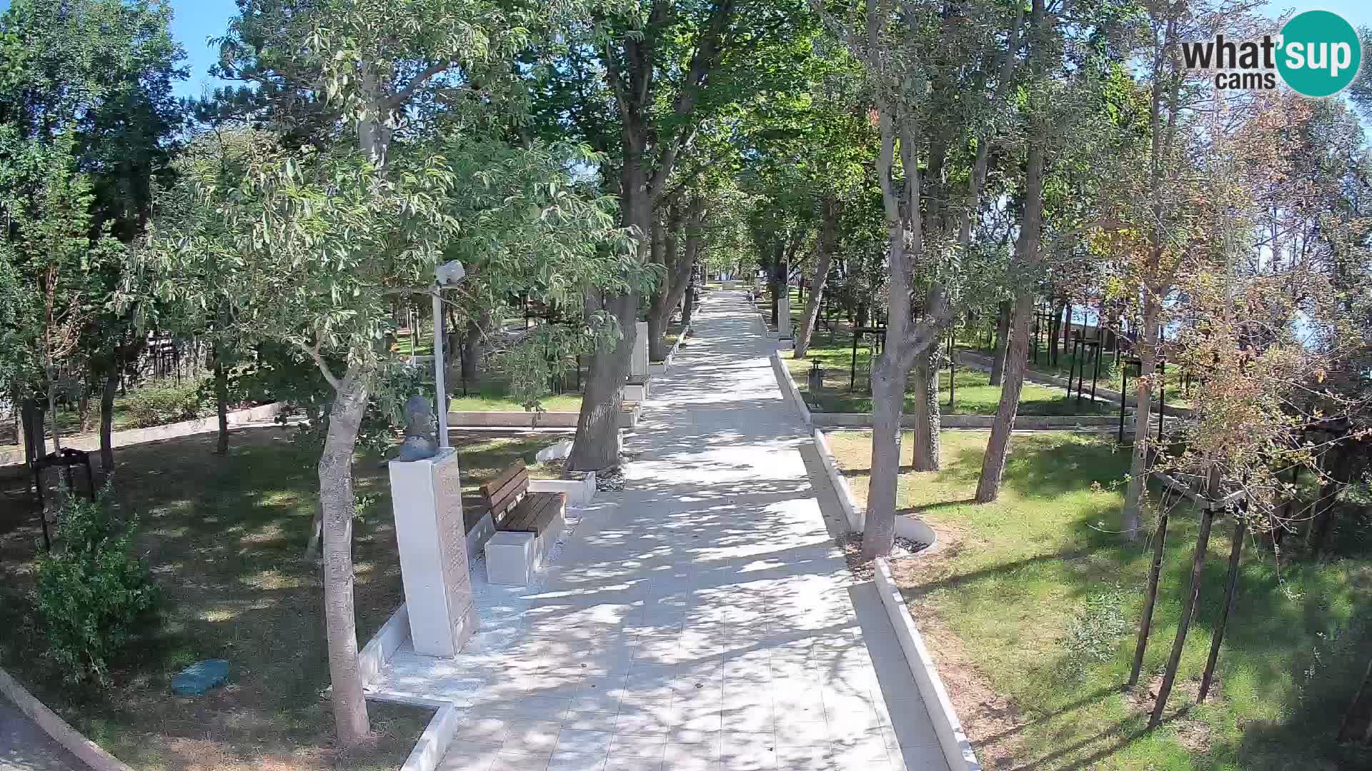 Writers’ Park Webcam Senj – Live by the Sea