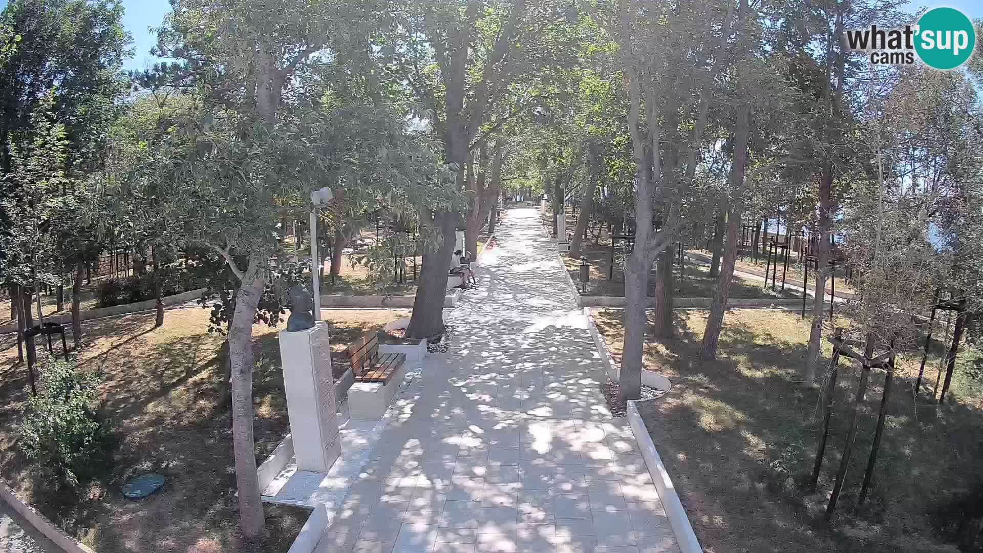 Writers’ Park Webcam Senj – Live by the Sea
