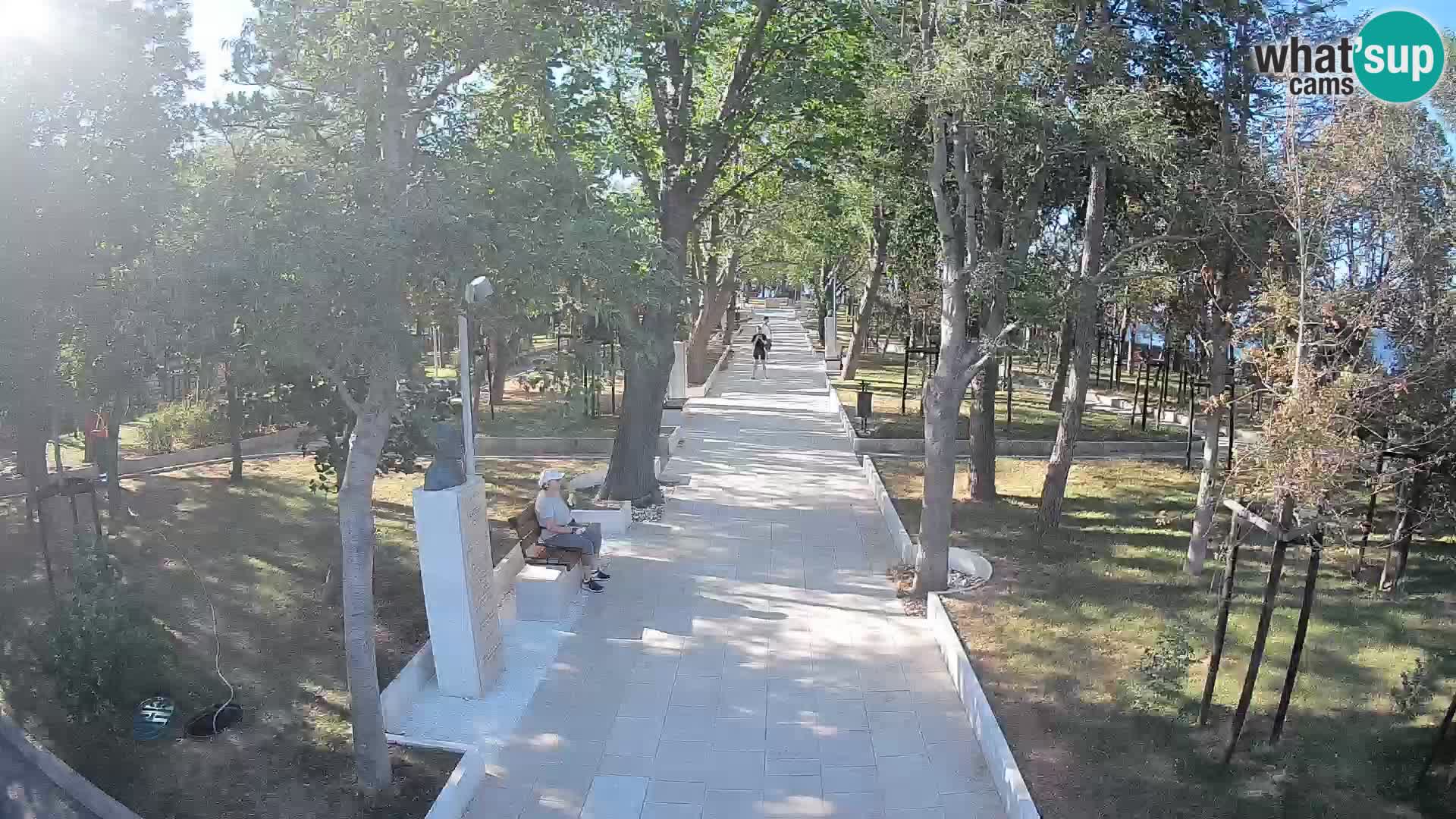 Writers’ Park Webcam Senj – Live by the Sea