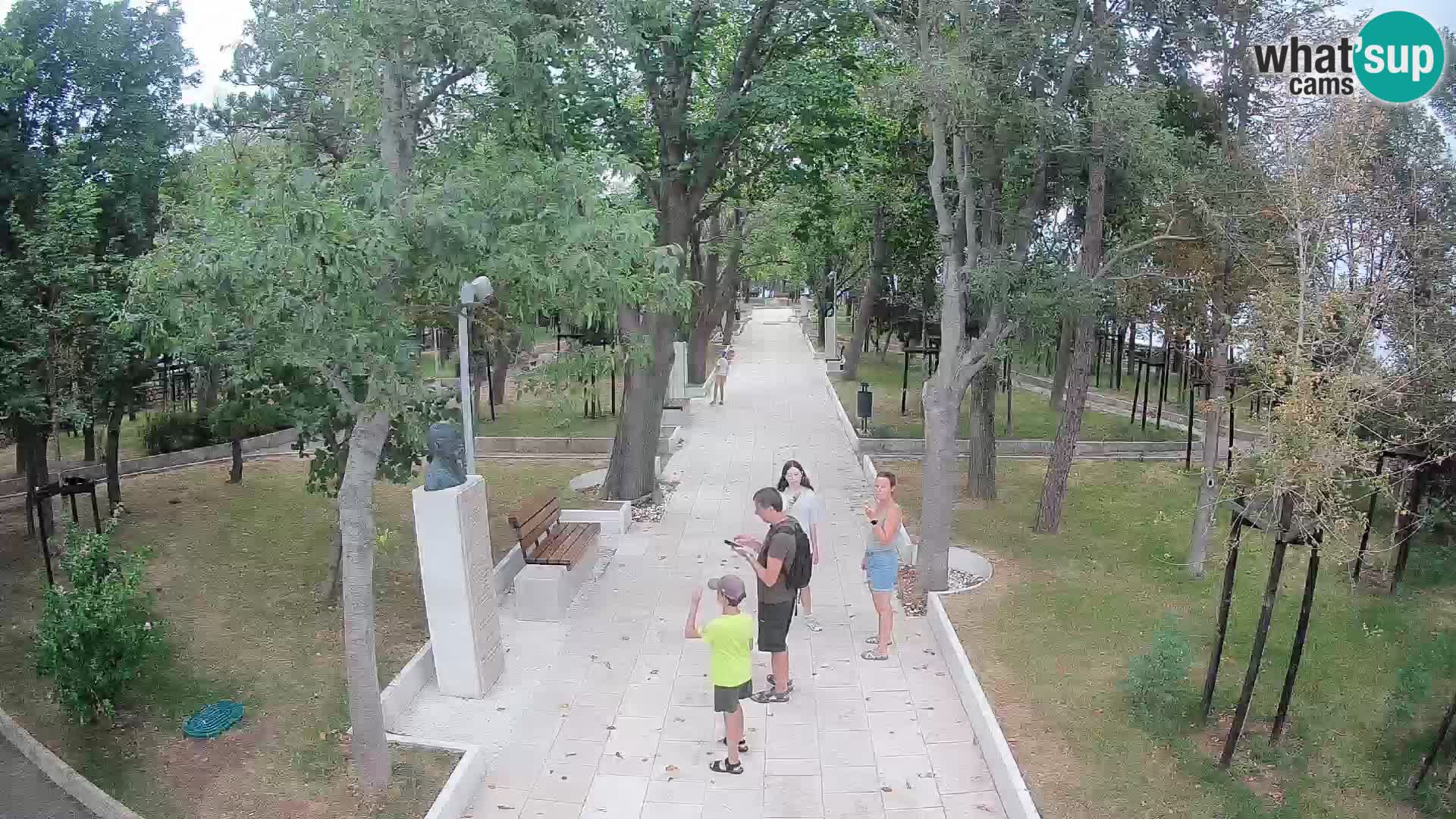 Writers’ Park Webcam Senj – Live by the Sea