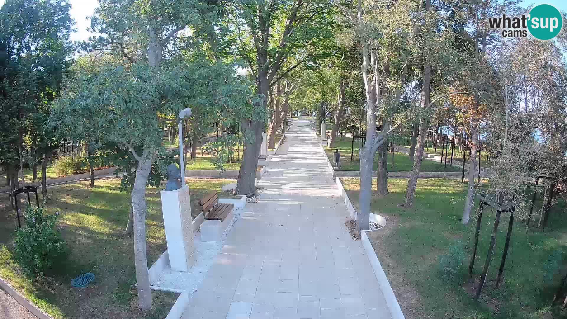 Writers’ Park Webcam Senj – Live by the Sea