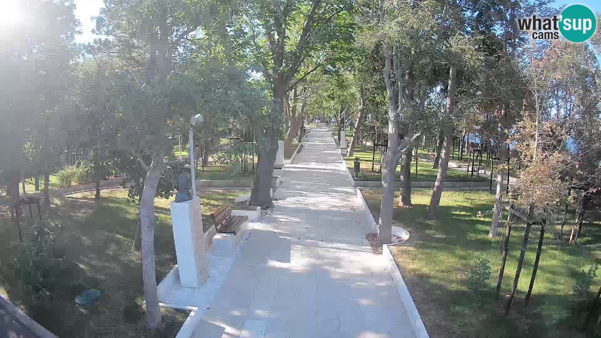 Writers’ Park Webcam Senj – Live by the Sea