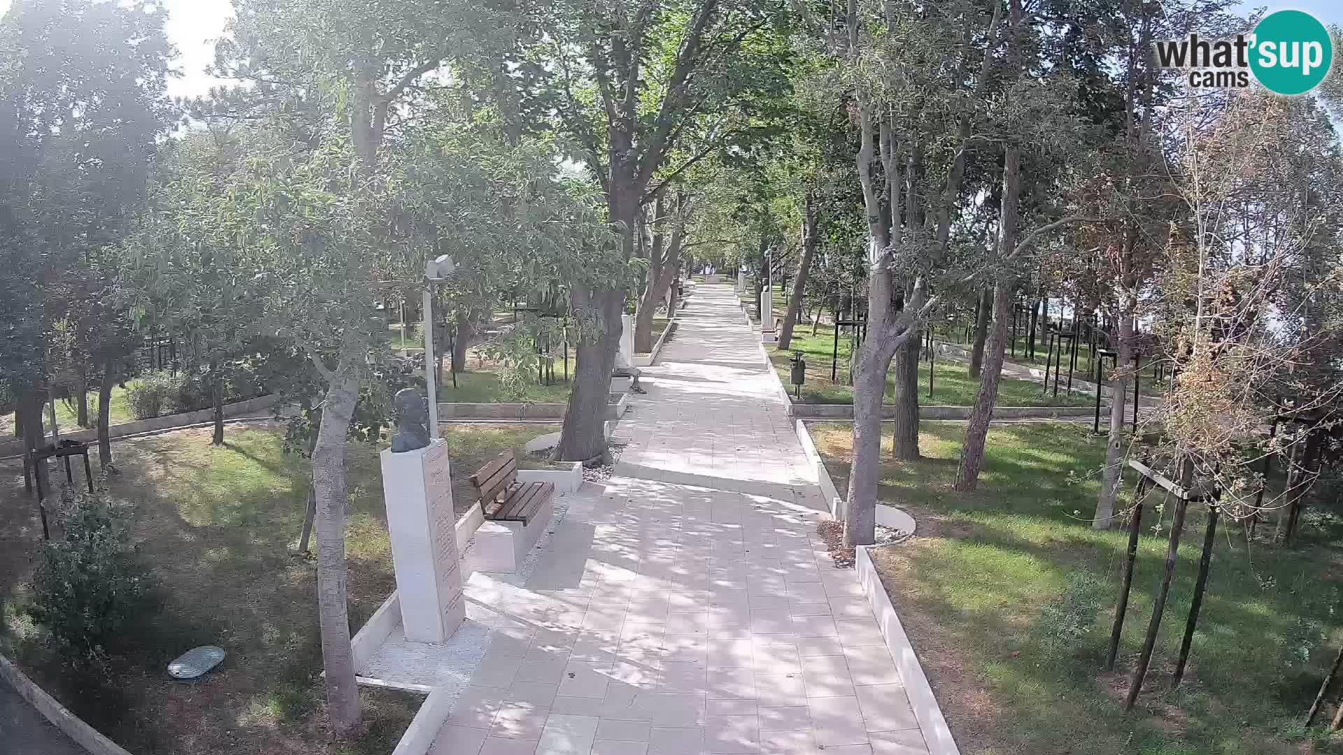 Writers’ Park Webcam Senj – Live by the Sea