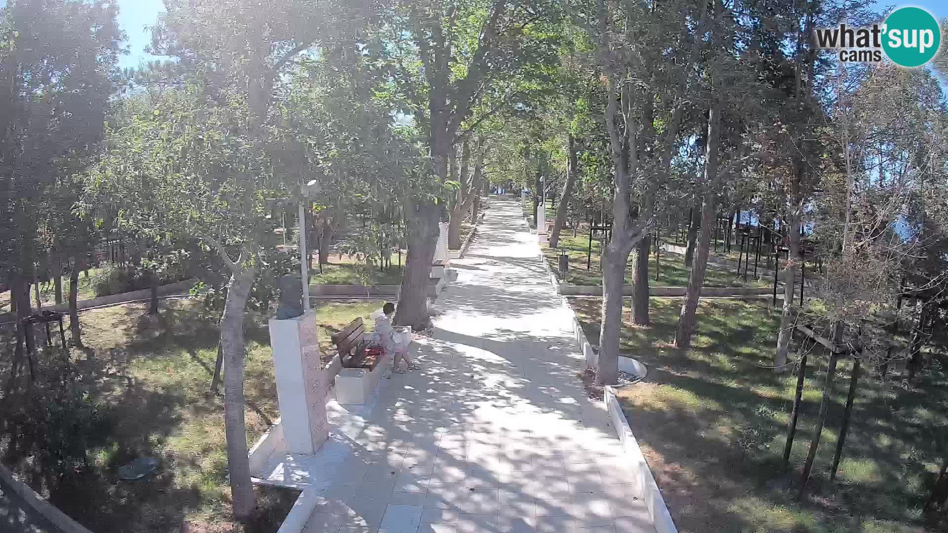 Webcam Schriftstellerpark Senj – Live am Meer